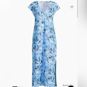 Lilly Pulitzer Blue and White Maxi Dress